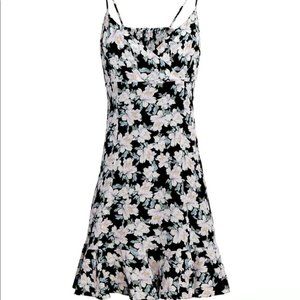 Intermix Monique Printed Silk Mini Dress Size 0